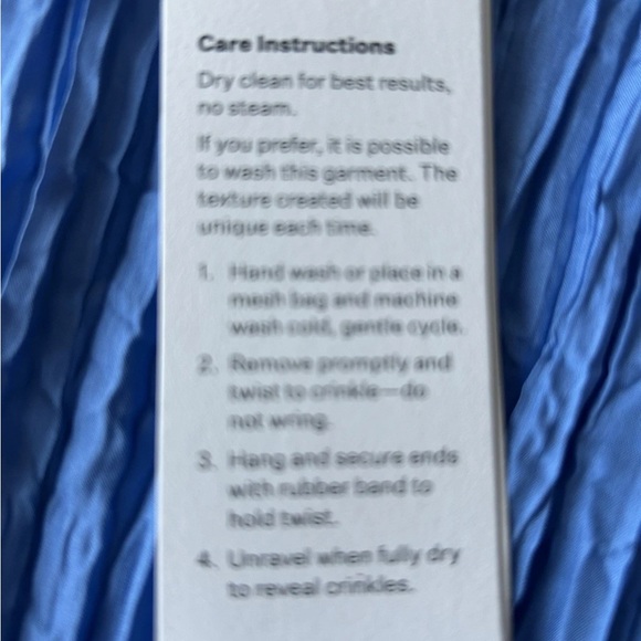 New Eileen Fisher Crushed Silk Flair Midi Skirt XXS Blue Ultramarine $198 2XS - Picture 6 of 8